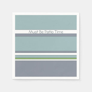 Servilleta De Papel Gris blanco y azul