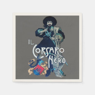 Servilleta De Papel Gris DE CORSARIO NEGRO