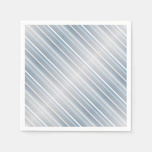 Servilleta De Papel Gris de rayas estilizadas