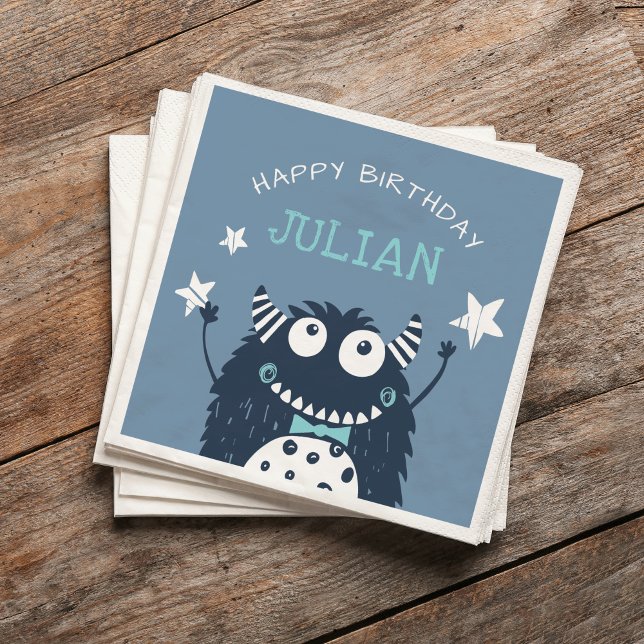 Servilleta De Papel Gris pizarra | Fiesta de cumpleaños personalizada  (Subido por el creador)
