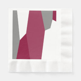 Servilleta De Papel Gris rosa y blanco