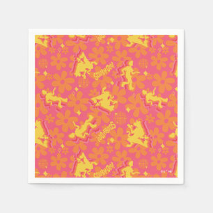 Servilleta De Papel Groovy Disco Scooby-Doo Pattern