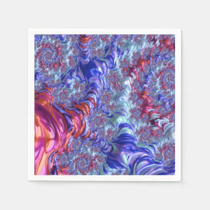 Servilleta De Papel Groovy Fractal
