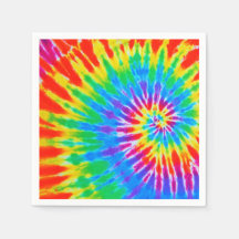 Groovy Rainbow Spiral Tye