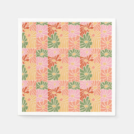 Servilleta De Papel Groovy Retro Floral 