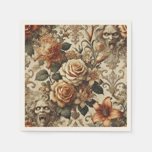 Servilleta De Papel Grotesque Elegance - Victoria gótica (Anverso)