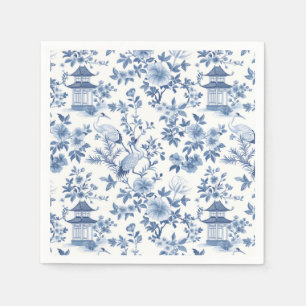 Servilleta De Papel Grulla de pagoda chinoiserie