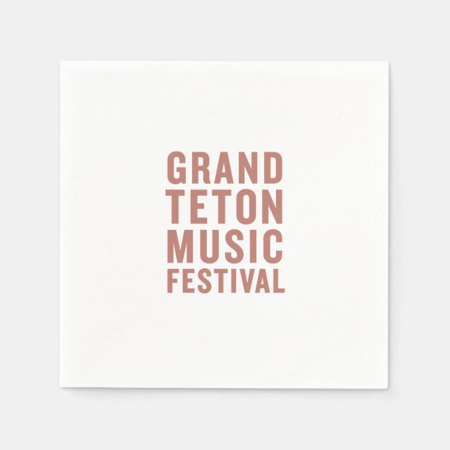 Servilleta De Papel GTMF Cocktail Napkins Terracotta (Anverso)