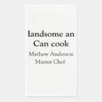 Guapo y puede cocinar agregar nombre maestro chef