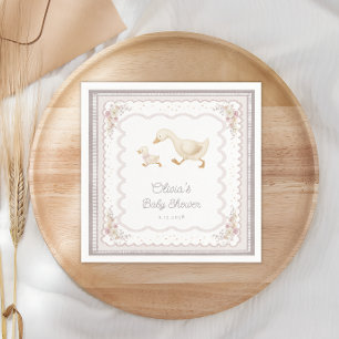 Servilleta De Papel Guardería de ganso Pato Neutral Baby Shower