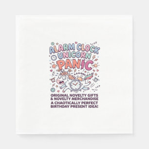 Servilleta De Papel Guardia del Reino de Unicornios Diseño Vectorial A