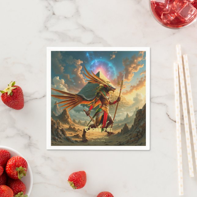 Servilleta De Papel Guardián de la Puerta Celestial – Anubis (In situ)