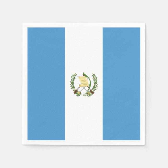 Servilleta De Papel Guatemala flag  (Anverso)