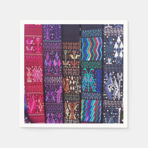 Servilleta De Papel Guatemalan textile designs