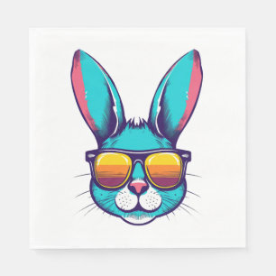 Servilleta De Papel Guay Bunny Face Gafas De Sol Para Conejo De Pascua