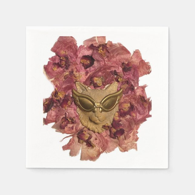 Servilleta De Papel Guay Cat Napkins (Anverso)