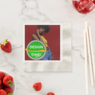 Servilleta De Papel ¡Guay! Cocktail Napkins - Paquete 50 Ecru