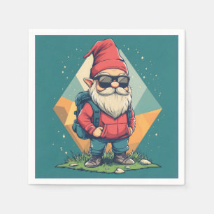 Servilleta De Papel Guay Gnome en una aventura: Ilustracion divertido