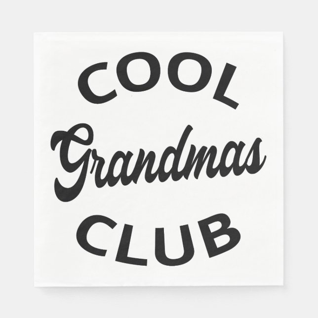 Servilleta De Papel Guay Grandmas Club I (Anverso)
