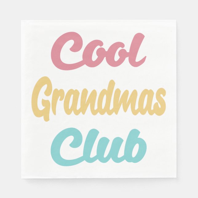Servilleta De Papel Guay Grandmas Club II (Anverso)