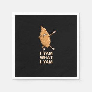 Servilleta De Papel Guay I Yam What I Yam - Curiosa bailarina de fans 