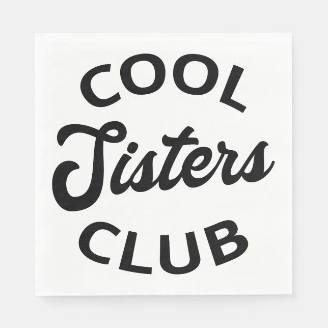 Servilleta De Papel Guay Sisters Club I (Anverso)