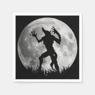 Servilleta De Papel Guay Werewolf Full Moon Transformation