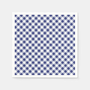Servilleta De Papel Guinga azul