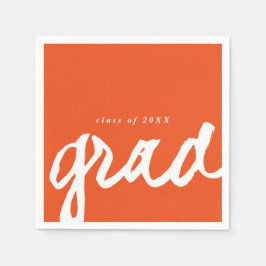 Servilleta De Papel Guión simple de gráfico | Partido de Graduación