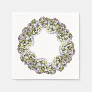Servilleta De Papel Guirnalda de Hortensias