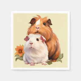 Servilleta De Papel Guirnaldas de cerdo de Guinea