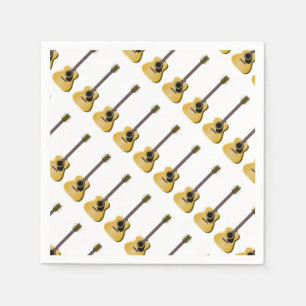 Servilleta De Papel Guitarra Acústica