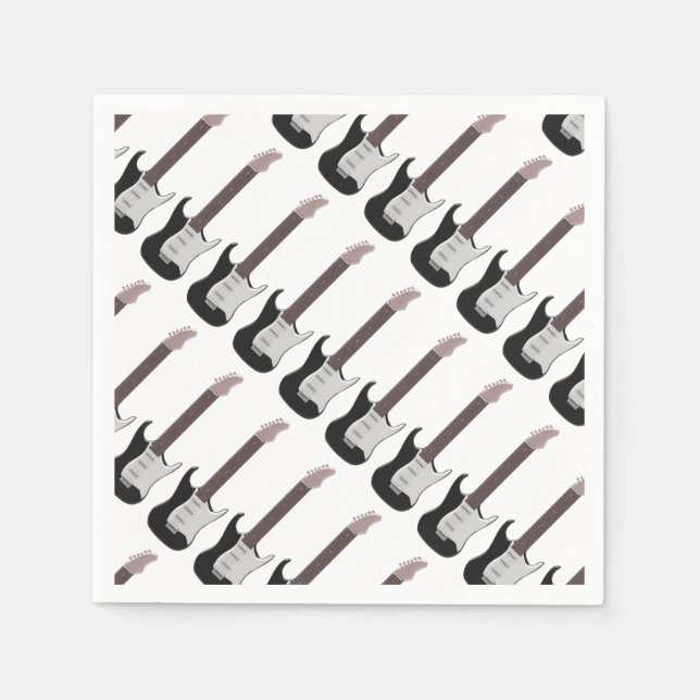 Servilleta De Papel Guitarra eléctrica (Anverso)