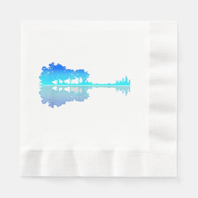 Servilleta De Papel Guitarra Lake Shadow Love Guitar (Anverso)