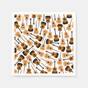 Servilleta De Papel Guitars acústicos