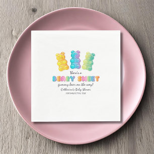 Servilleta De Papel Gummy Bear Colorful Jelly Candy Baby Shower
