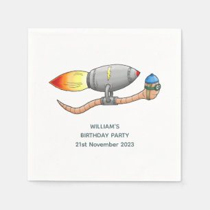 Servilleta De Papel Gusano rápido de cohetes