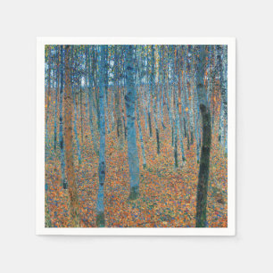 Servilleta De Papel Gustav Klimt Beech Tree Forest Grove