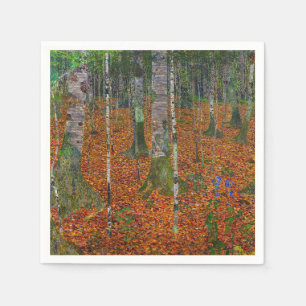 Servilleta De Papel Gustav Klimt - Bosque de abedules