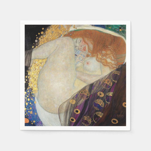 Servilleta De Papel Gustav Klimt - Danae (Anverso)