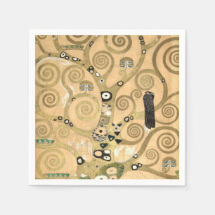 Servilleta De Papel Gustav Klimt - El Árbol de la Vida, Friso Stoclet