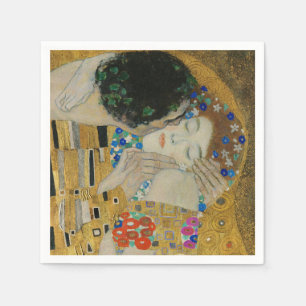 Servilleta De Papel Gustav Klimt El Beso Pintura Clásica