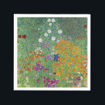Servilleta De Papel Gustav Klimt Flower Garden Vintage Art Nouveau<br><div class="desc">Pintura Bella Artes Gustav Klimt Flower Garden Vintage Art Nouveau 1907</div>