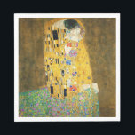 Servilleta De Papel Gustav Klimt La Pintura Art Nouveau del Kiss<br><div class="desc">Gustav Klimt The Kiss Vintage Art Nouveau Painting The Kiss (En alemán: Der Kuss) fue pintado por el pintor simbolista austríaco Gustav Klimt entre 1907 y 1908, el punto culminante de su época dorada, cuando pintó varias obras con un estilo dorado similar. La pintura es considerada una obra maestra de...</div>