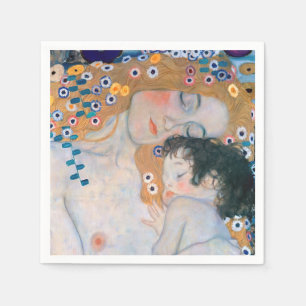 Servilleta De Papel Gustav Klimt - Madre e hijo