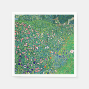 Servilleta De Papel Gustav Klimt - Paisaje de jardín italiano