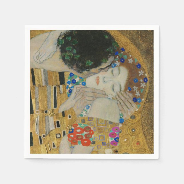 Servilleta De Papel Gustav Klimt The Kiss (Anverso)
