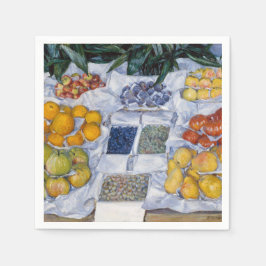 Servilleta De Papel Gustave Caillebotte - Fruta mostrada en un stand