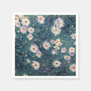 Servilleta De Papel Gustave Caillebotte - Lecho de Margaritas, Detalle