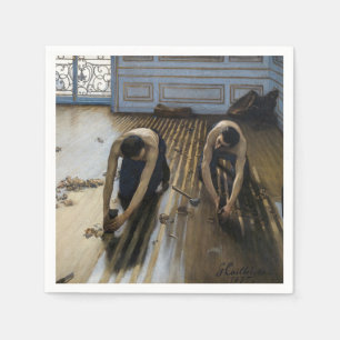 Servilleta De Papel Gustave Caillebotte - Los raspadores de suelos